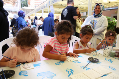 Eyüpsultan'ın çocukları sanatla buluşuyor