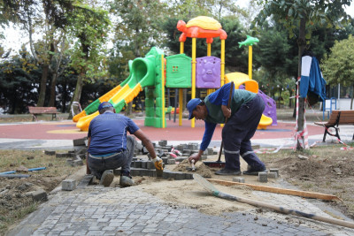 Parklar ve yeşil alanlar sizler için yenileniyor