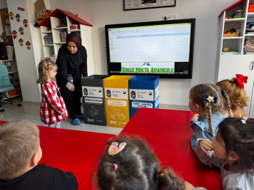 Özel anaokullarında miniklere sıfır atık eğitimi