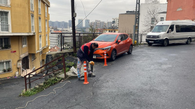 Zorlu kış şartlarında Eyüpsultan için yoğun mesai