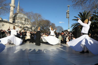 Eyüpsultan'da sema gösterisi büyüledi