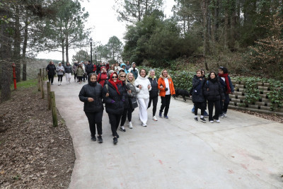 Eyüpsultan'da Kadınlar Günü'ne spor şenliği düzenlendi