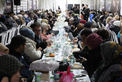 EYÜPSULTAN'DA RAMAZAN BOYUNCA BİNLERCE KİŞİ GÖNÜL SOFRALARINDA BULUŞTU