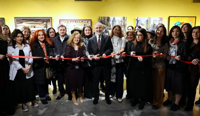 Eyüpsultan'da Derinliğin İz Düşümü sergisi açıldı