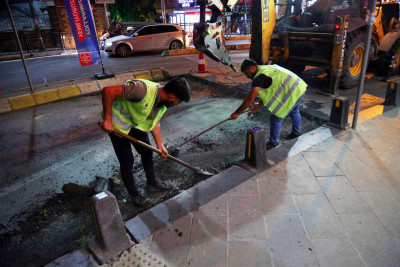 İslambey Caddesi'nde asfalt seferberliği