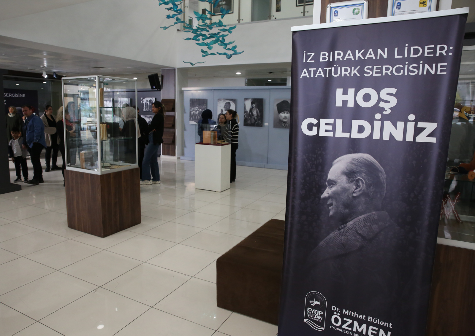 Eyüpsultan'da çok özel bir sergi: “İz Bırakan Lider: Atatürk”