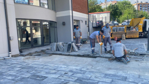 Fen İşleri Ekipleri Yaz mesaisine hız kesmeden devam ediyor