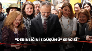 Derinliğin İz Düşümü” sergimizin açılışını yaptık